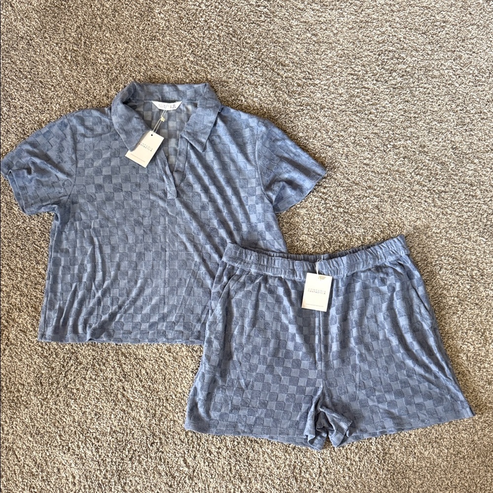 Women's Blue Athletic Shorts by Compania Fantastica